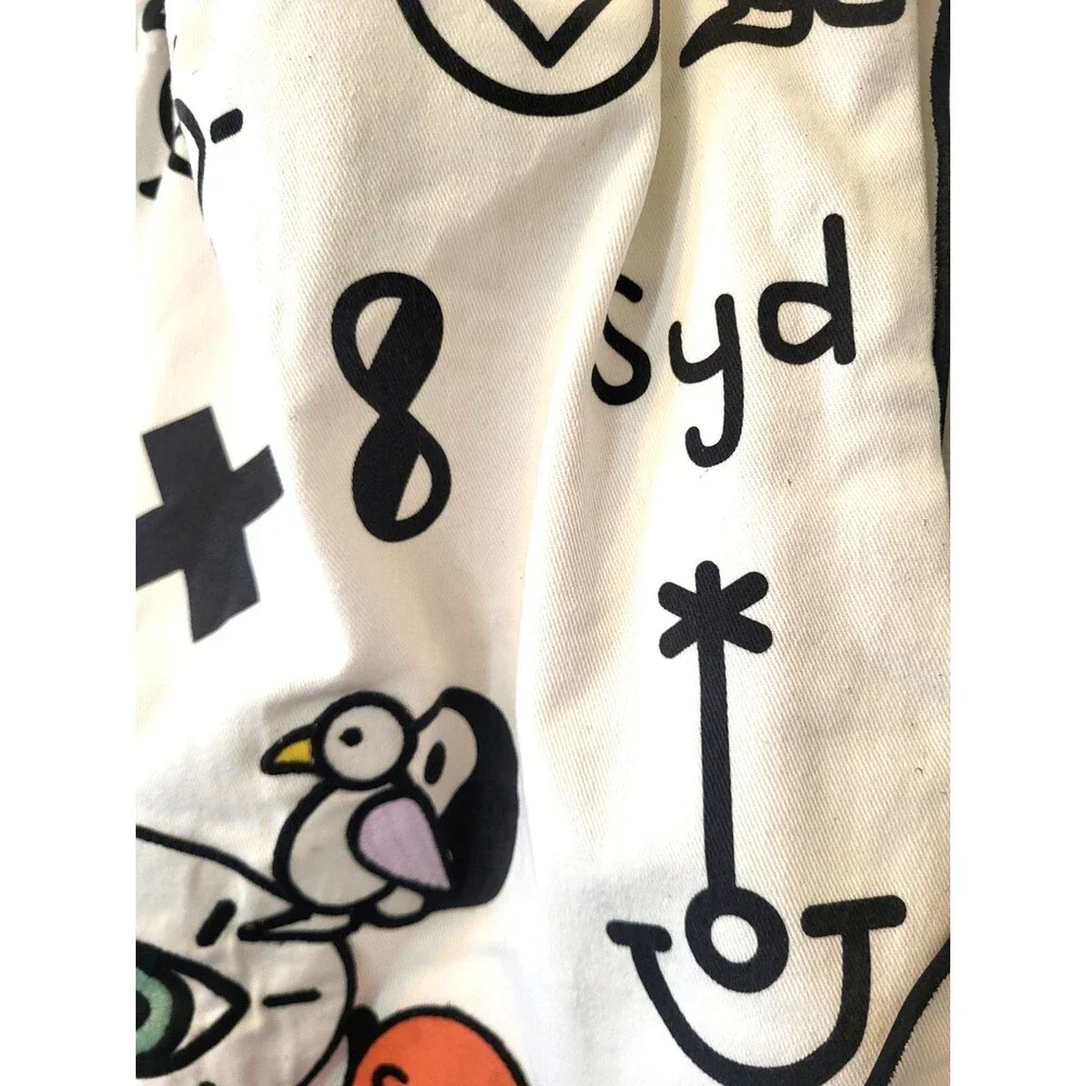 Graphic SYD Photo/Genics Merch Unisex Streetwear Drawstring Backpack Tote Bag